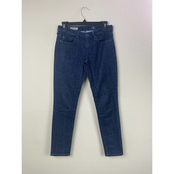 AG Adriano Goldschmied The Stevie Slim Ankle Jeans Dots‎ Size 26R - Picture 2 of 7